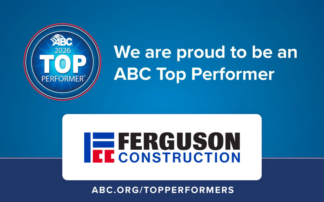 ABC Names Ferguson Construction a National Top-Performing Construction Company